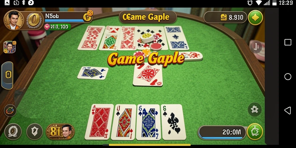 Tampilan permainan Gaple yang seru dan menarik di 8II.