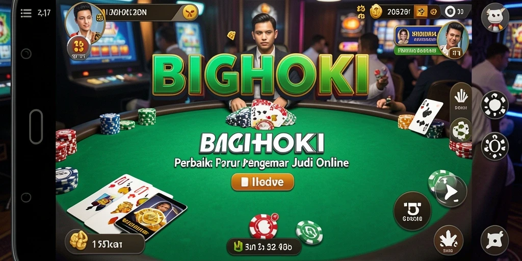 Tampilan gameplay menarik di BIGHOKI dengan grafis yang memukau.