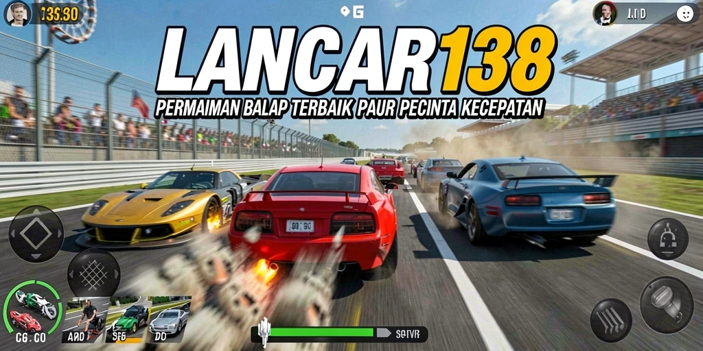 Gameplay balapan yang mendebarkan di LANCAR138.