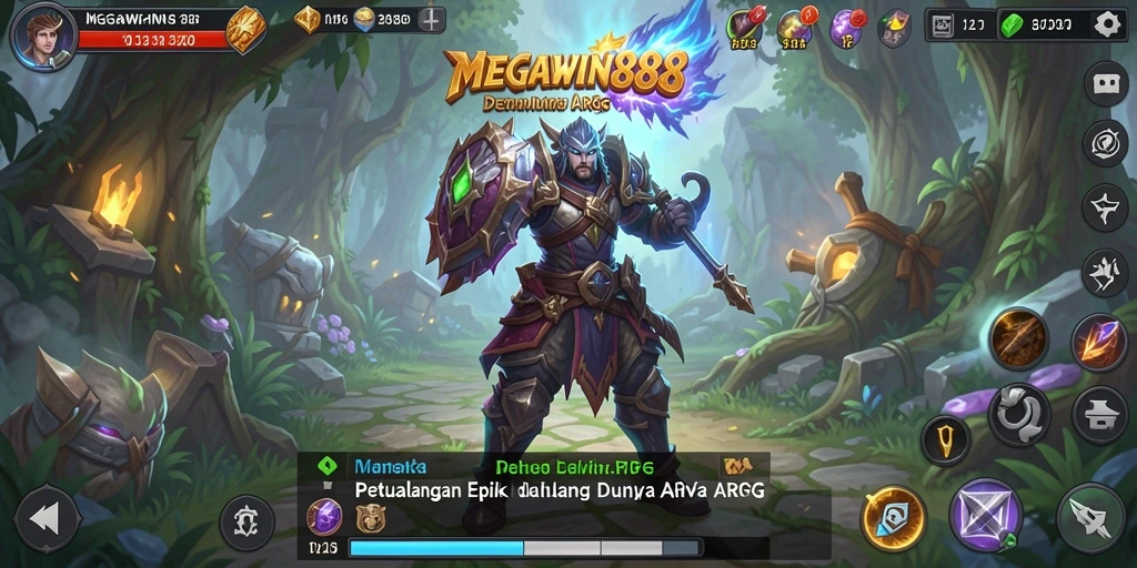 Gameplay MEGAWIN888 menampilkan aksi seru dan petualangan yang mendebarkan.