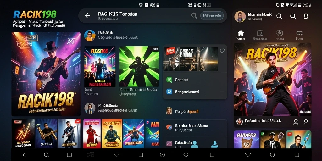 Screenshot utama menampilkan antarmuka menarik dan gameplay Musik yang seru.