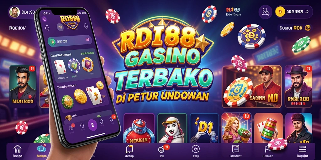 Screenshot gameplay RDI88 menampilkan suasana Kasino yang mendebarkan.