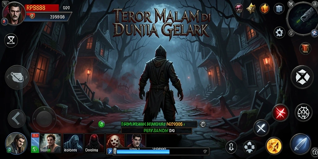Screenshot menampilkan suasana mencekam dari gameplay RP888.