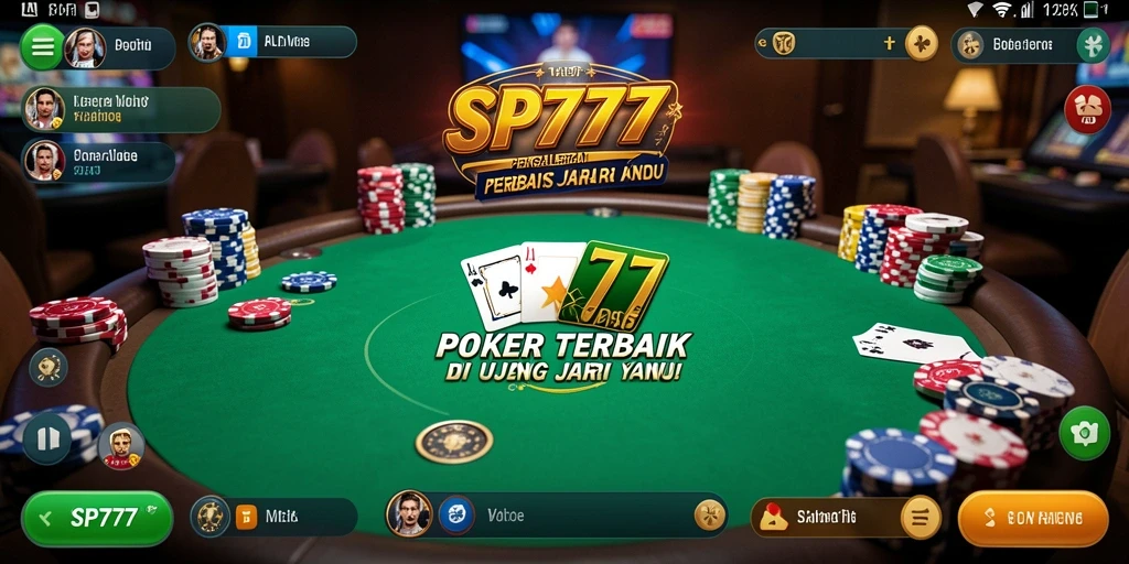 Screenshot SP777 menampilkan gameplay poker yang mendebarkan dan grafis yang menawan.