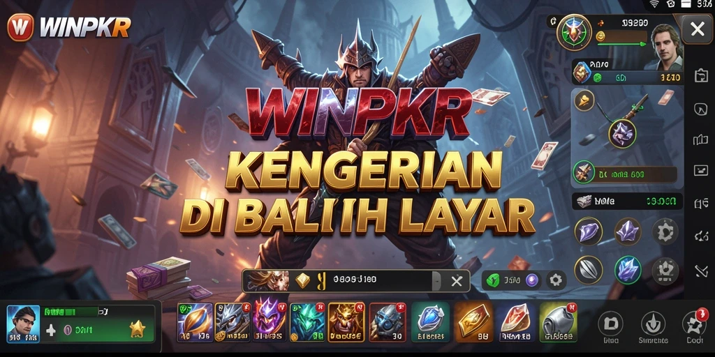 Tampilan gameplay WINPKR dengan suasana Horror yang mencekam.
